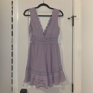 Hello Molly Purple Mini Dress